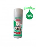 Sanitizer è un detergente per la pulizia di ogni tipo di superficie Alcohol al 70%