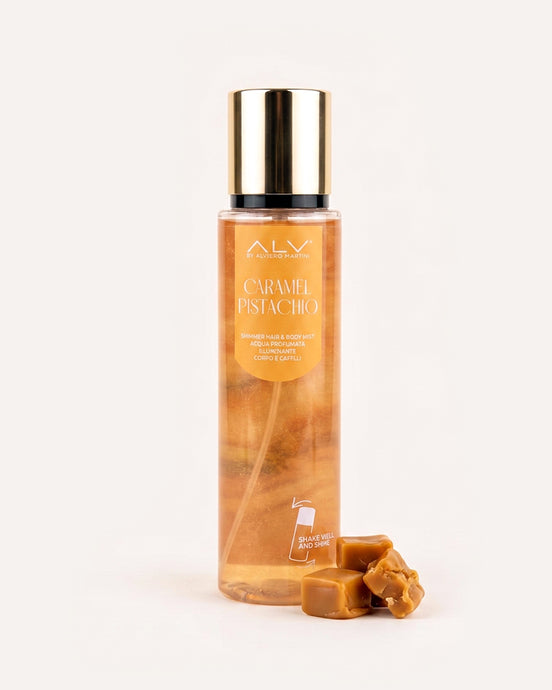 ALV Caramel Pistachio | Shimmer Hair & Body Mist 200ml