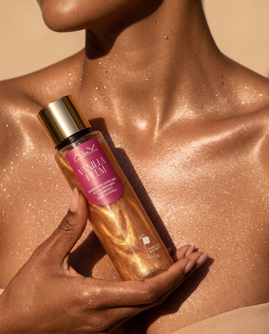 ALV Vanilla Plum | Shimmer Hair & Body Mist 200ml